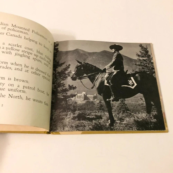Vtg 1960  The Mountie Canadians All Book by Madeline Young - Picture 11 of 16